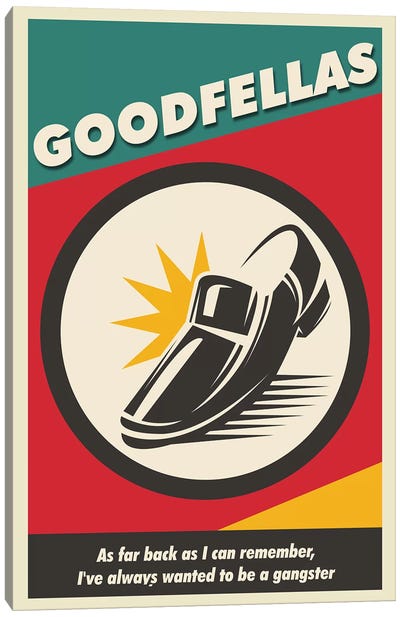 Goodfellas Vintage Poster Canvas Art Print - Popate