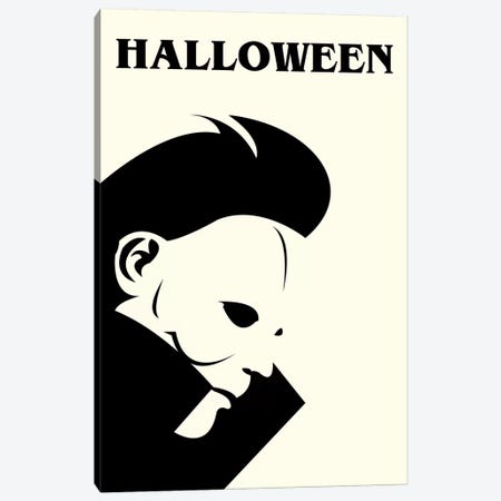 Halloween Minimalist Poster Canvas Print #PTE232} by Popate Canvas Print