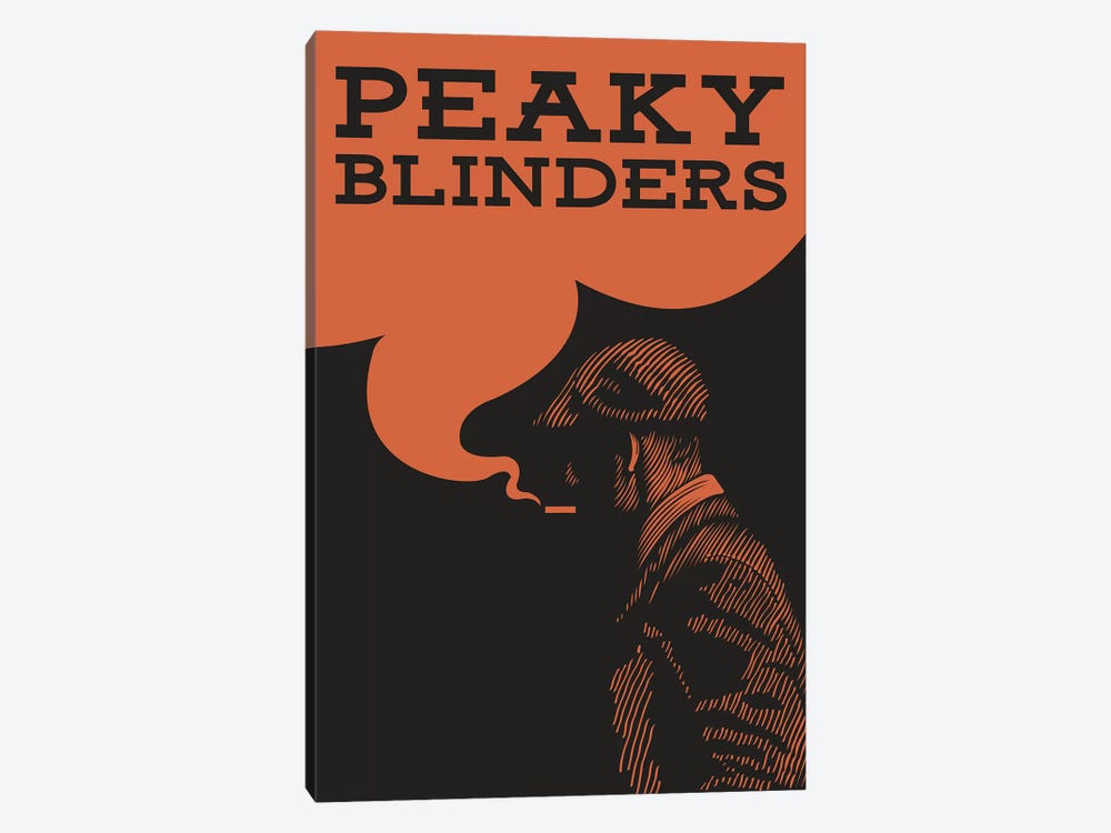 Peaky Blinders Vintage Poster by Popate 1-piece Canvas Art Print