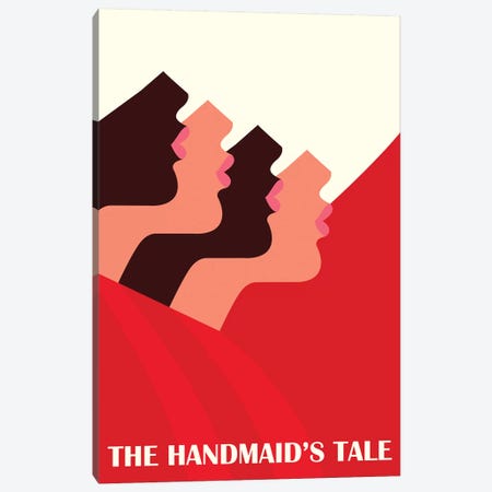 The Handmaid's Tale Minimalist Poster Canvas Print #PTE235} by Popate Canvas Art