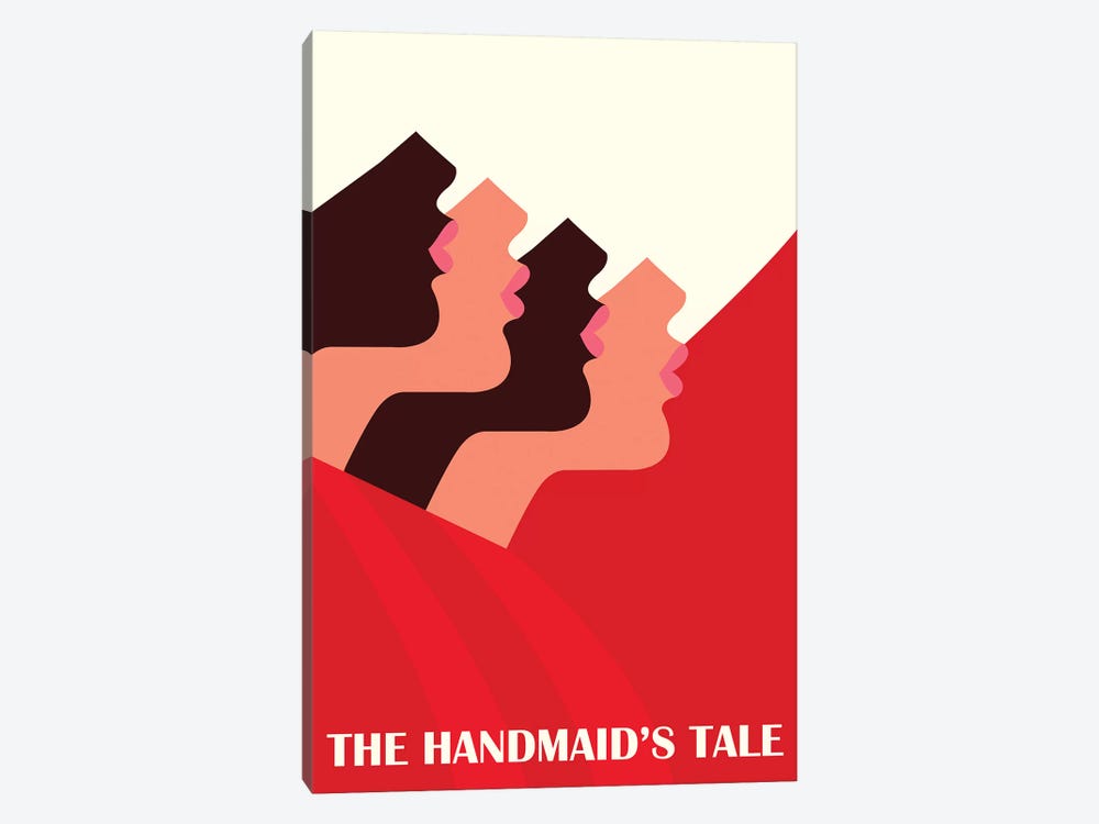 The Handmaid's Tale Minimalist Poster by Popate 1-piece Canvas Print