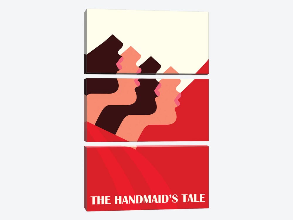 The Handmaid's Tale Minimalist Poster by Popate 3-piece Canvas Art Print