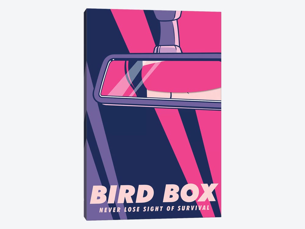 Birdbox Pop Art Poster  by Popate 1-piece Art Print