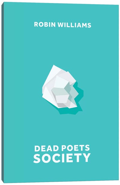Dead Poets Society Minimalist Poster Canvas Art Print - Popate