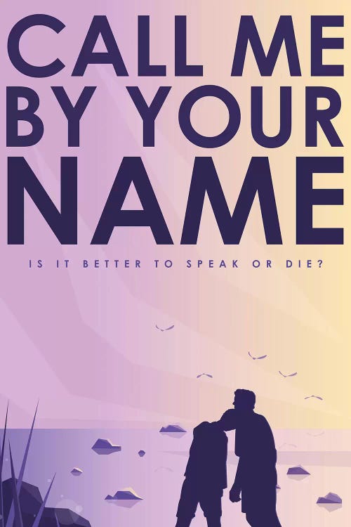 Call Me By Your Name Alternative Poster 