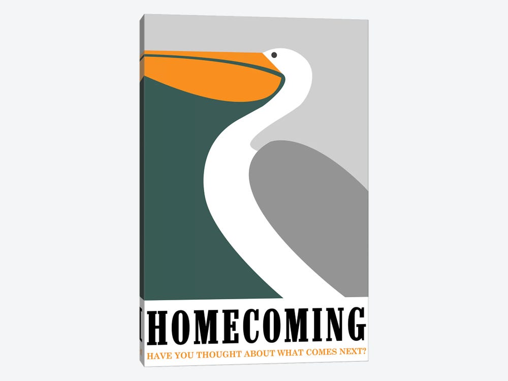Homecoming Minimalist Poster  by Popate 1-piece Canvas Print