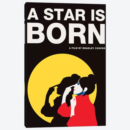 A Star is Born Alternative Poster - Ally Color Canvas Print #PTE249} by Popate Canvas Art