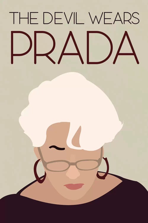 Devil Wears Prada Minimalist Poster