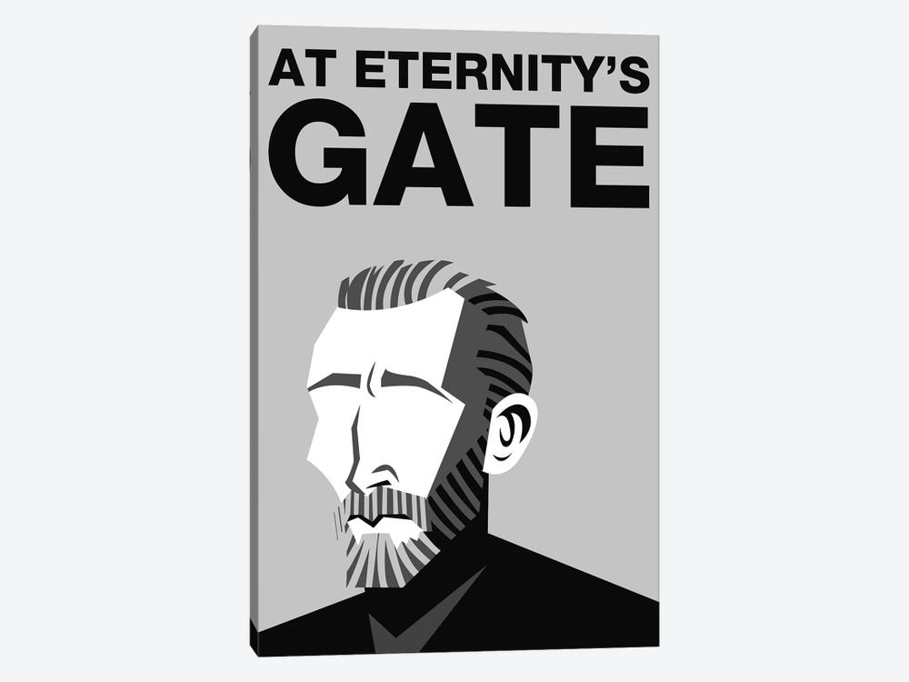 At Eternity's Gate Alternative Poster - Black and White by Popate 1-piece Canvas Artwork