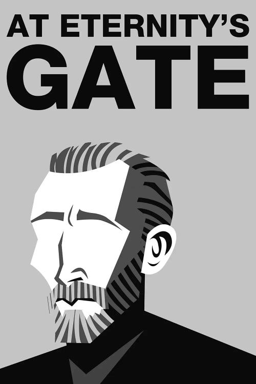 At Eternity's Gate Alternative Poster - Black and White