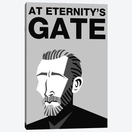 At Eternity's Gate Alternative Poster - Black and White Canvas Print #PTE250} by Popate Art Print