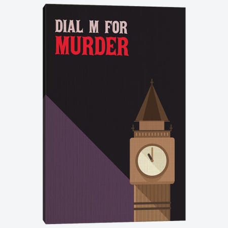Dial M For Murder Vintage Poster Canvas Print #PTE25} by Popate Canvas Print
