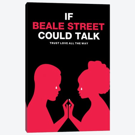 If Beale Street Could Talk Minimalist Poster - Color Canvas Print #PTE262} by Popate Canvas Art