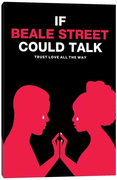 If Beale Street Could Talk Minimalist Poster - Color Canvas Art Print - Popate