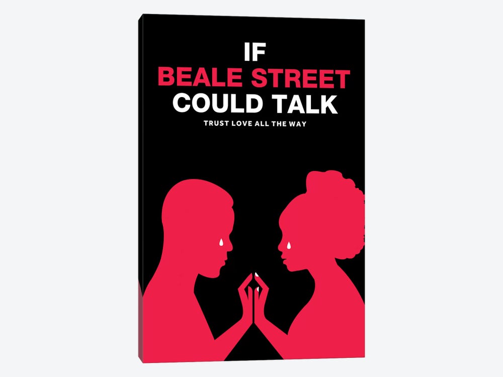 If Beale Street Could Talk Minimalist Poster - Color by Popate 1-piece Canvas Art Print