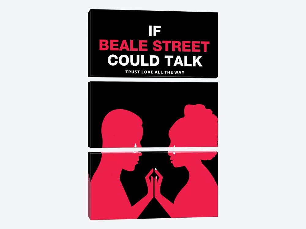 If Beale Street Could Talk Minimalist Poster - Color by Popate 3-piece Art Print