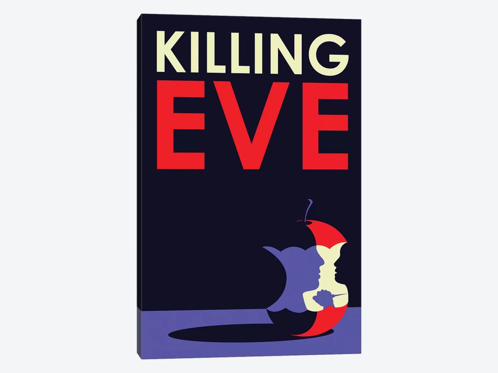 Killing Eve Minimalist Poster by Popate 1-piece Canvas Wall Art