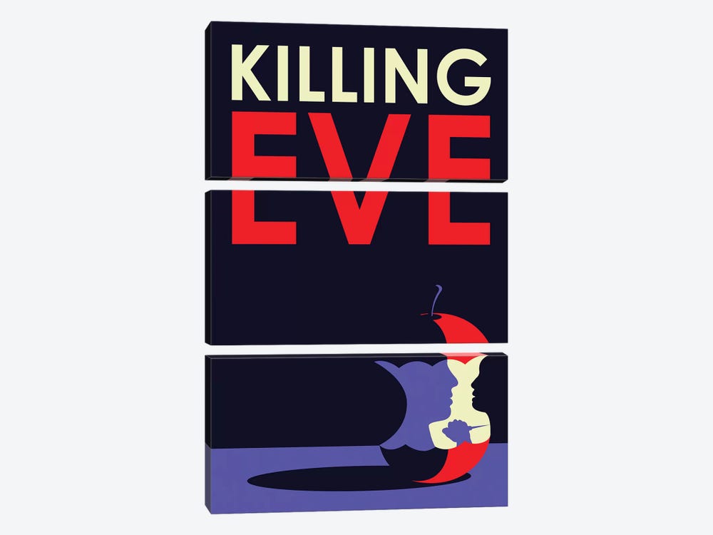 Killing Eve Minimalist Poster by Popate 3-piece Canvas Art