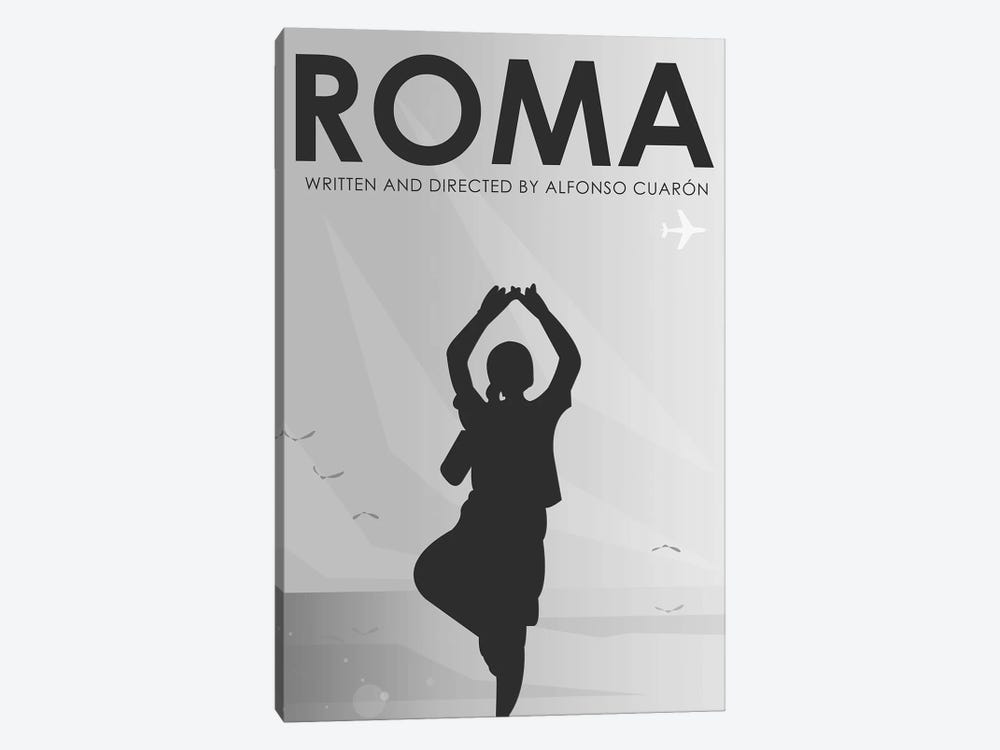 Roma Minimalist Poster by Popate 1-piece Canvas Print