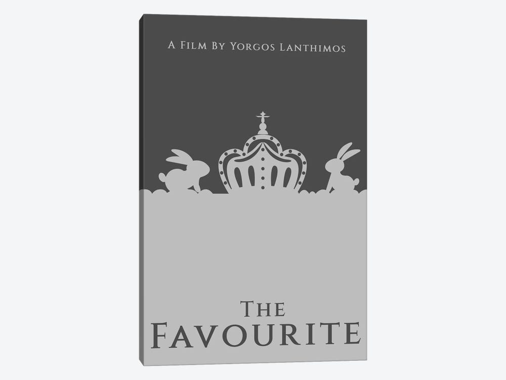 The Favourite Minimalist Poster by Popate 1-piece Canvas Artwork