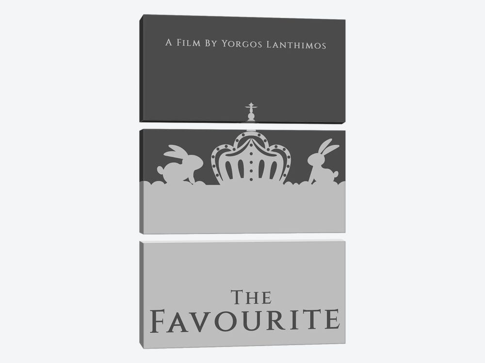 The Favourite Minimalist Poster by Popate 3-piece Canvas Artwork