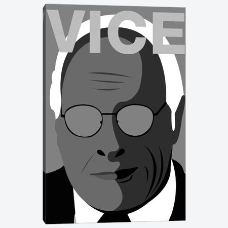 Vice Alternative Poster - Black and White Canvas Print #PTE266} by Popate Canvas Art Print