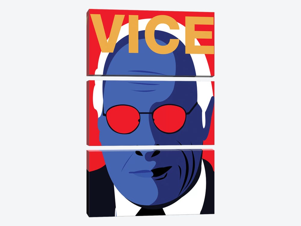 Vice Alternative Poster - Color by Popate 3-piece Canvas Art