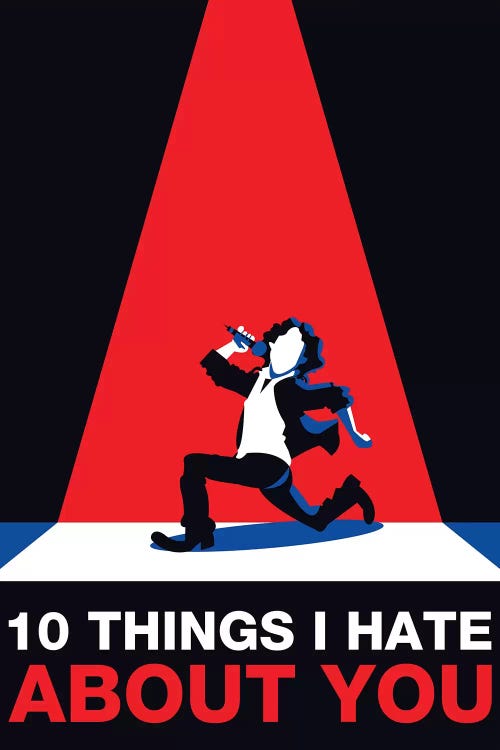 10 Things I Hate About You Minimalist Poster