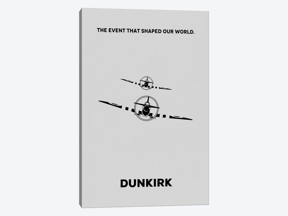 Dunkirk Minimalist Poster by Popate 1-piece Art Print