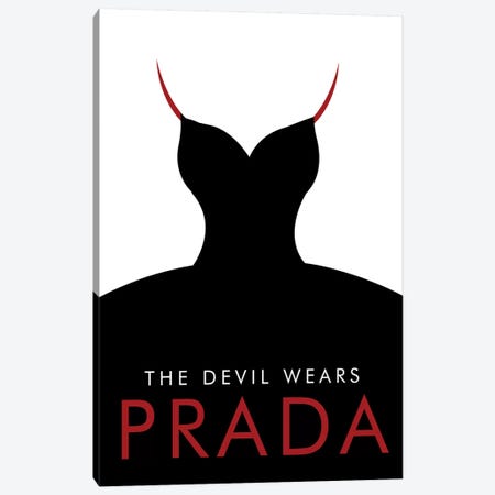 The Devil Wears Prada Minimalist Poster Canvas Print #PTE280} by Popate Canvas Wall Art