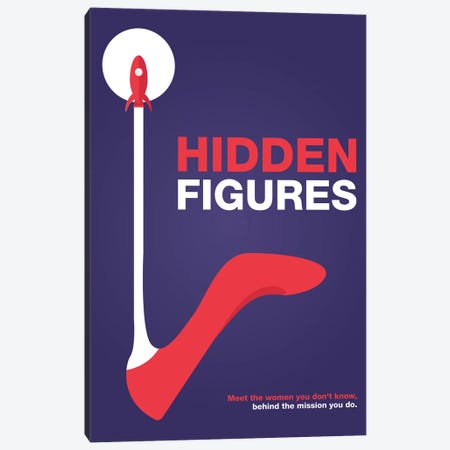Hidden Figures Minimalist Poster - Heel Canvas Print #PTE285} by Popate Canvas Art Print