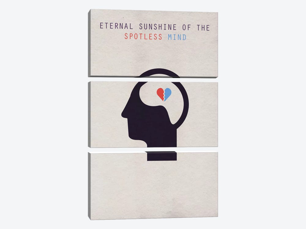 Eternal Sunshine Of The Spotless Mind Minimalist Poster by Popate 3-piece Canvas Artwork