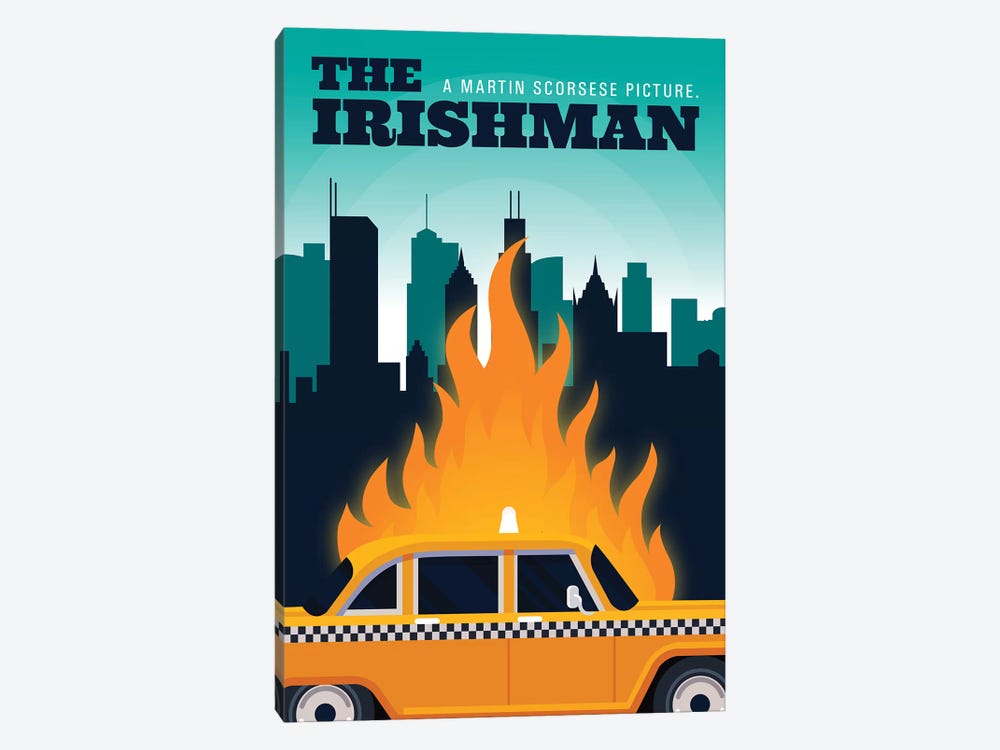 The Irishman Alternative Poster - Chicago by Popate 1-piece Canvas Wall Art