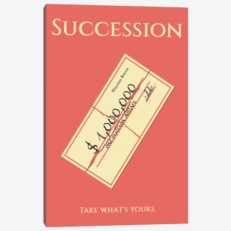 Succession Minimalist Poster Canvas Print #PTE295} by Popate Canvas Artwork