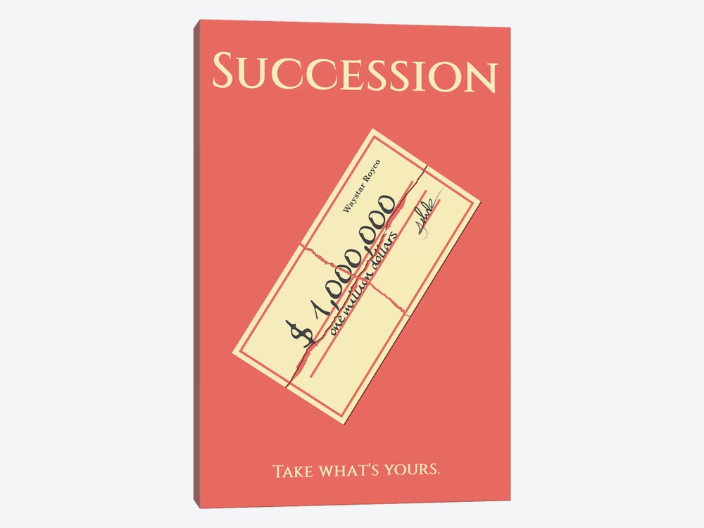 Succession Minimalist Poster by Popate 1-piece Art Print