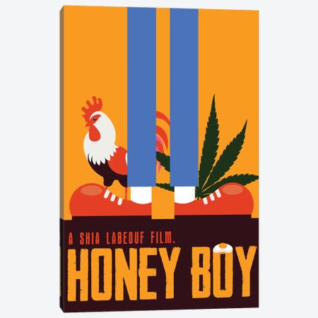 Honey Boy Minimalist Poster Canvas Print #PTE296} by Popate Canvas Artwork