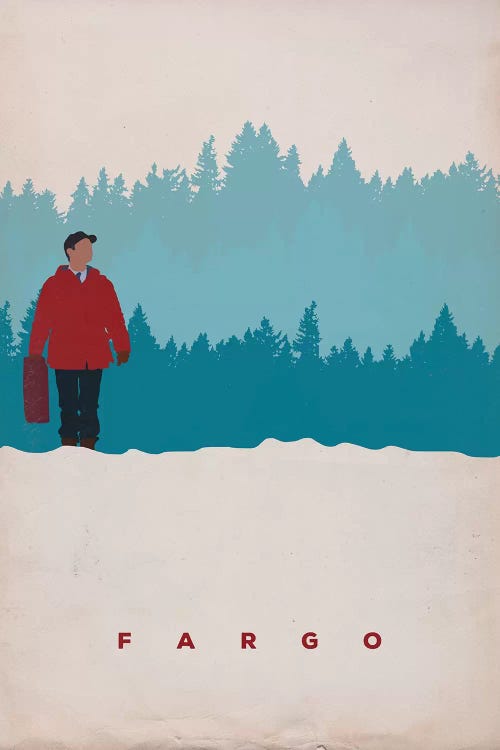 Fargo (Lester Nygaard) Minimalist Poster by Popate wall art