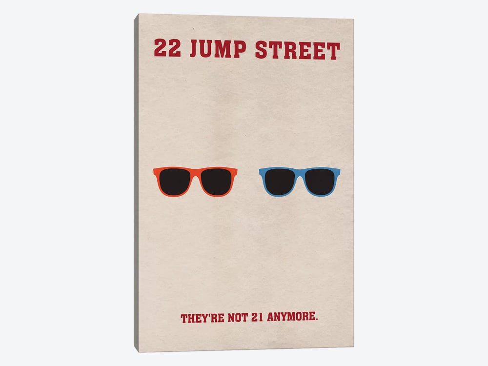 22 Jump Street Minimalist Poster by Popate 1-piece Canvas Art