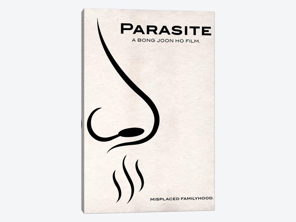 Parasite Minimalist Poster by Popate 1-piece Canvas Art