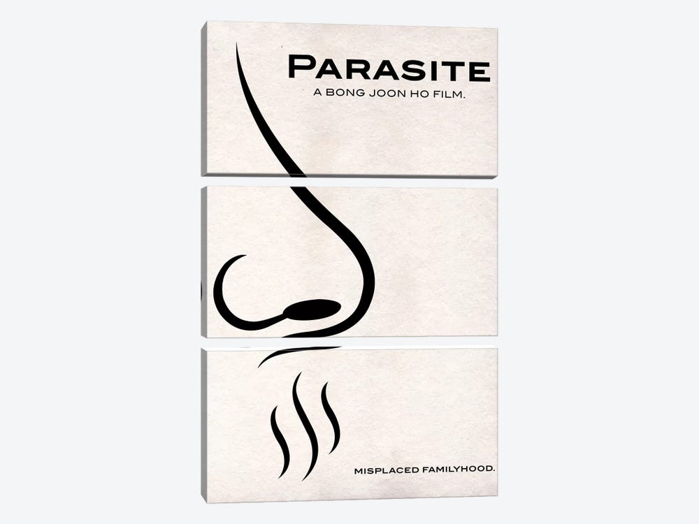 Parasite Minimalist Poster by Popate 3-piece Canvas Wall Art