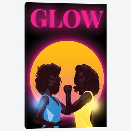 Glow Minimalist Poster By Popate Canvas Print #PTE306} by Popate Canvas Artwork