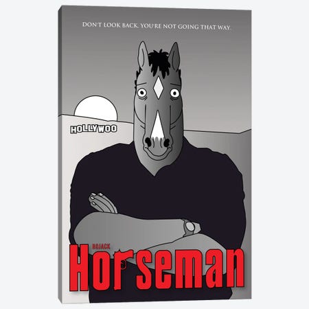 Bojack Horseman Tony Soprano Tribute Alternative Poster Canvas Print #PTE308} by Popate Canvas Print