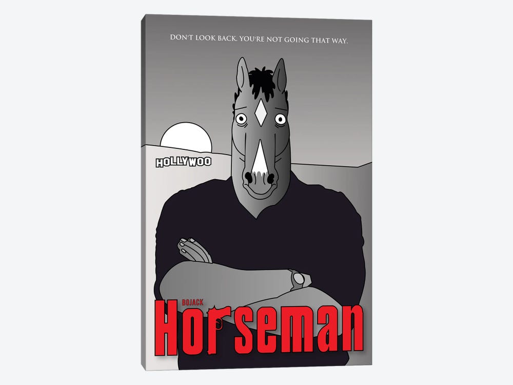 Bojack Horseman Tony Soprano Tribute Alternative Poster by Popate 1-piece Canvas Artwork