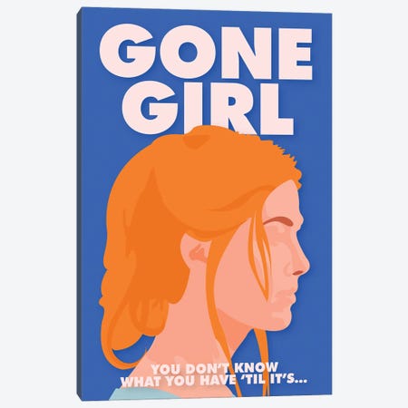 Gone Girl Minimalist Poster By Popate Canvas Print #PTE311} by Popate Canvas Art