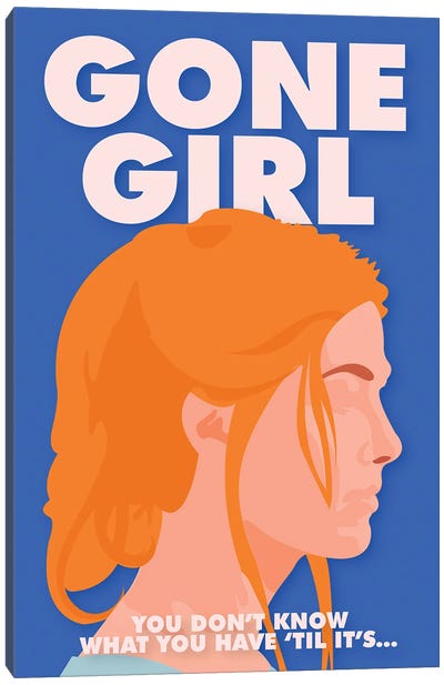 Gone Girl Minimalist Poster By Popate Canvas Art Print - Popate