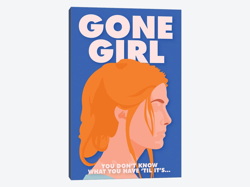 Gone Girl Minimalist Poster By Popate by Popate 1-piece Canvas Artwork