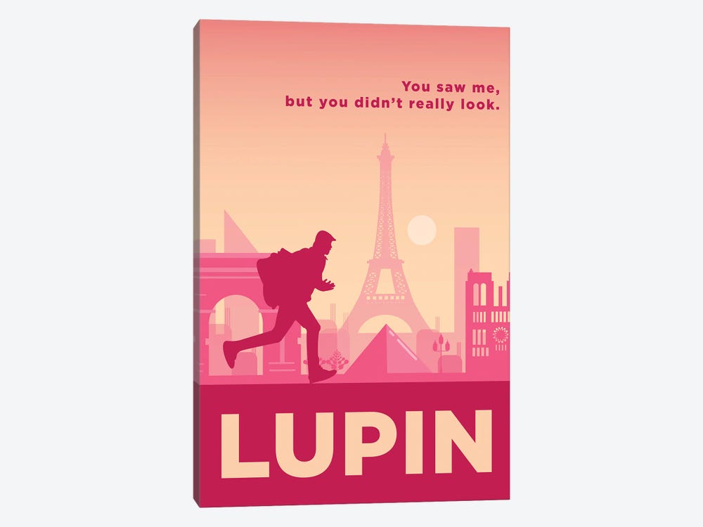 Lupin Minimalist Poster By Popate by Popate 1-piece Canvas Art Print