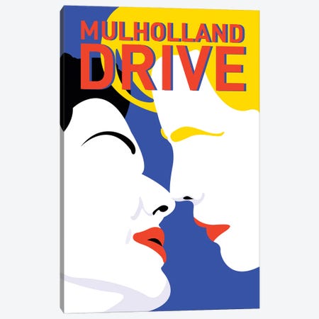 Mulholland Drive Minimalist Poster By Popate Canvas Print #PTE314} by Popate Canvas Print