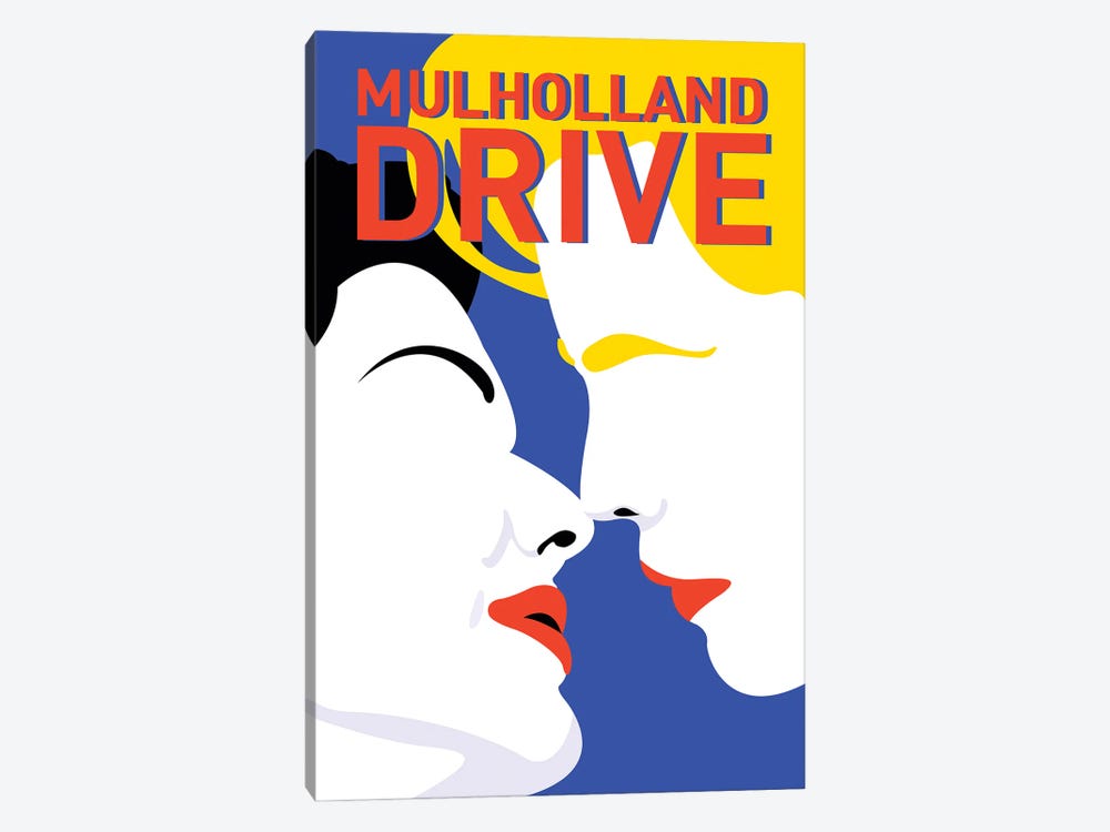 Mulholland Drive Minimalist Poster By Popate by Popate 1-piece Canvas Art Print