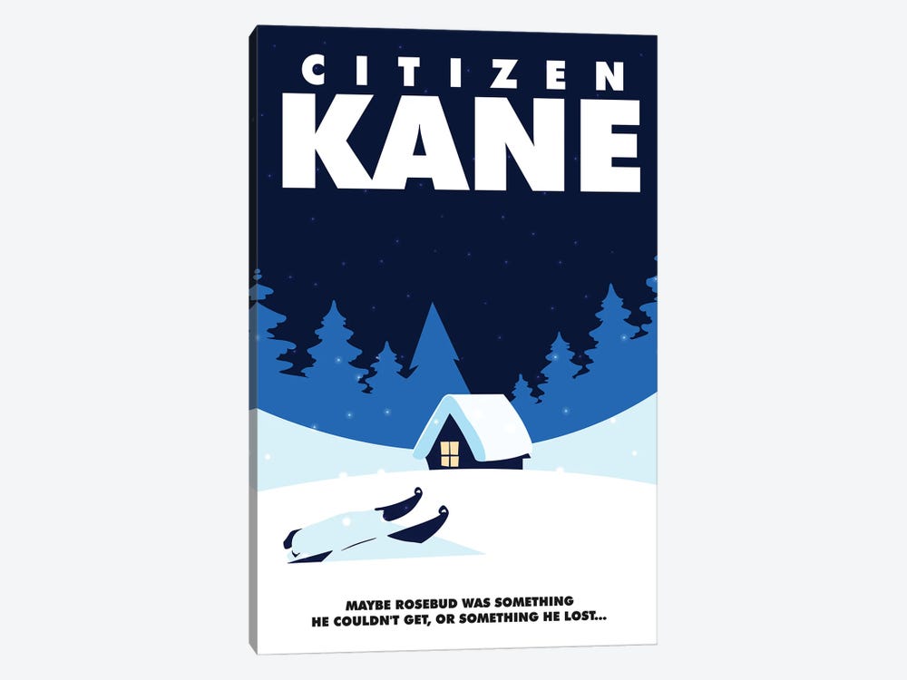 Citizen Kane Minimalist Poster by Popate 1-piece Canvas Art